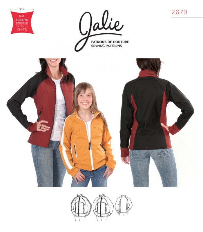 Pattern J2679 Women's and Girl's Jacket